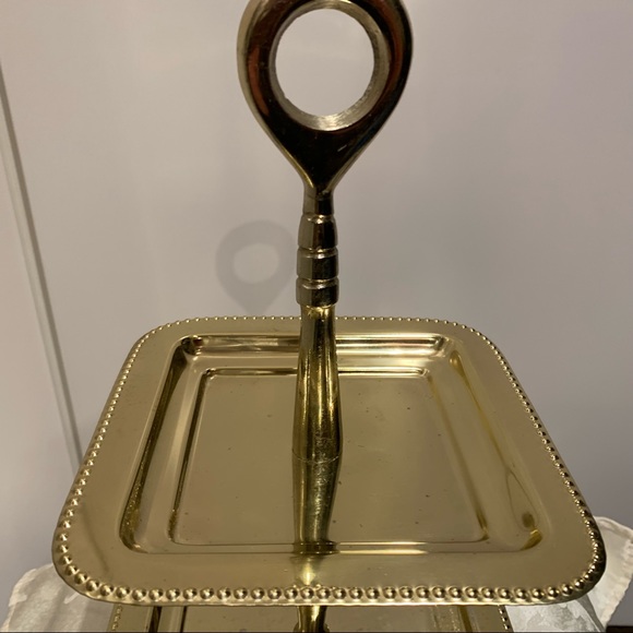 Gold Tiered Serving Tray - Picture 6 of 6